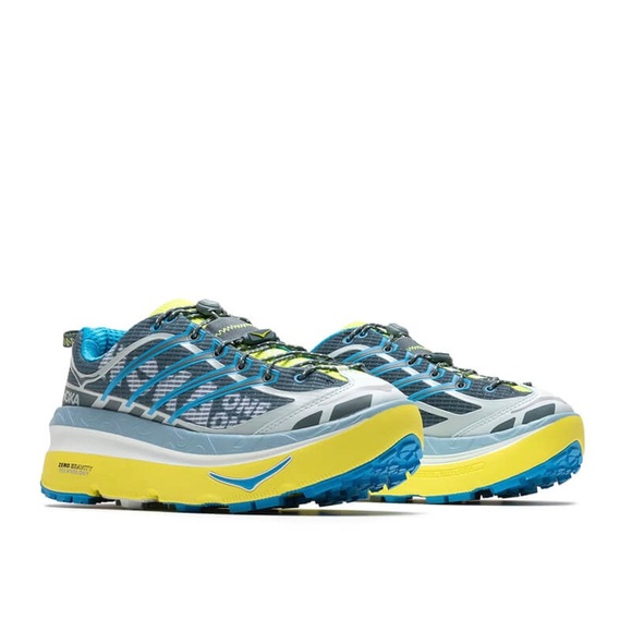 Hoka One One Other - Hoka Mafate Origins trail running shoes in Goblin Blue and Diva Blue size 9
